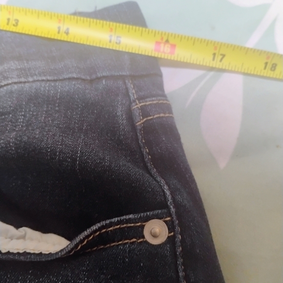 No Boundaries Dark Blue Jean Shorts - Picture 6 of 7